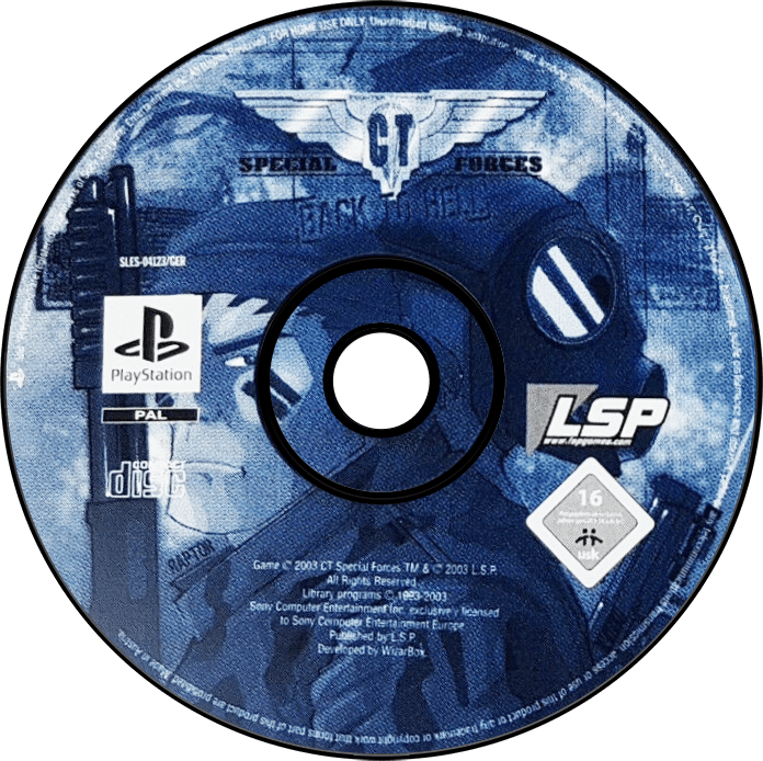 CT Special Forces Back to Hell back cover for Playstation